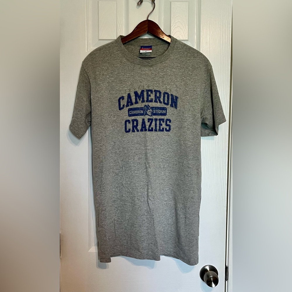 Duke University Cameron Crazies Gray Champion Tee